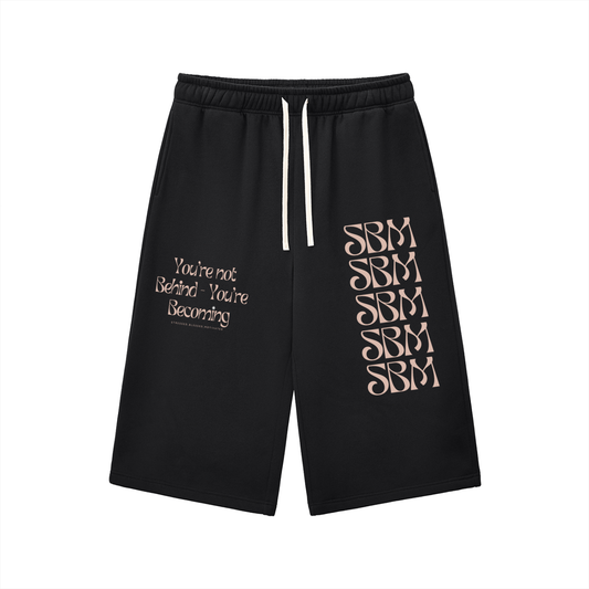 SBM 3/4 sweatpants,SBM Season 1,Stressed Blessed Motivated,Street Lifestyle,Relaxed Fit,Mindset Wear