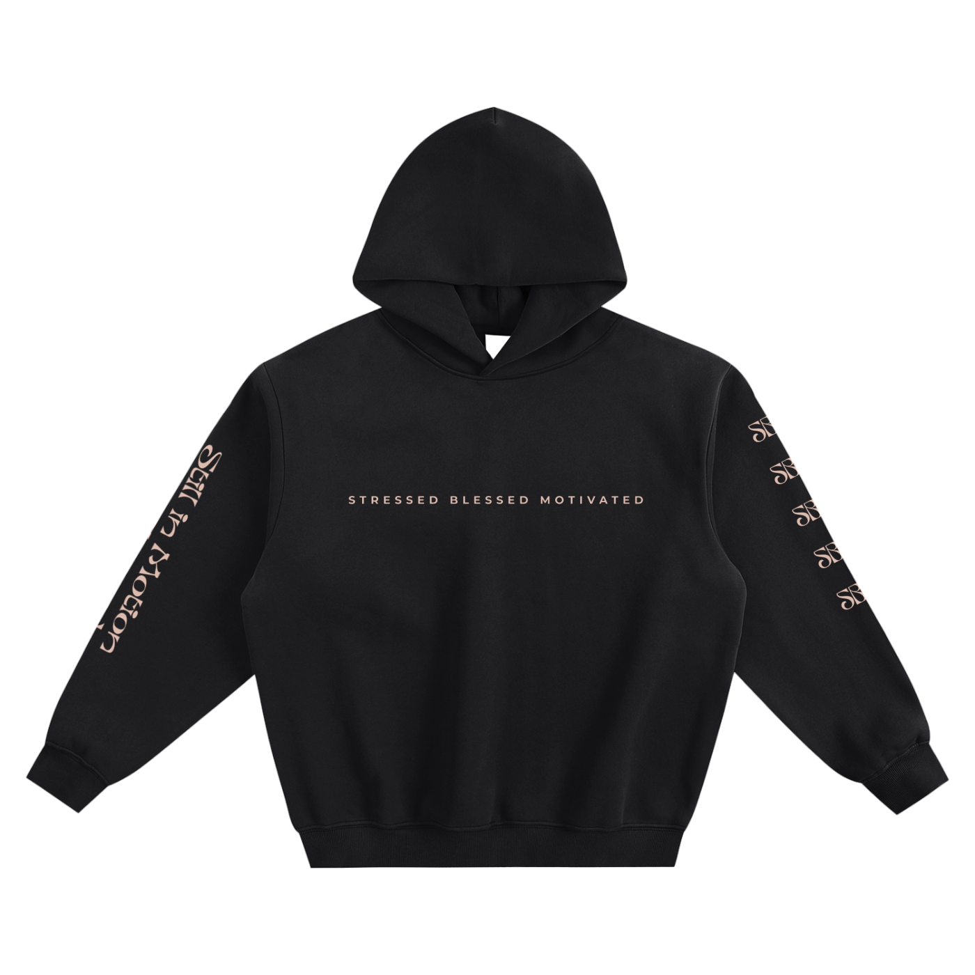 SBM Season 1,Stressed Blessed Motivated,Motivation Apparel,Premium Hoodie,Discipline Driven,Mindset Wear